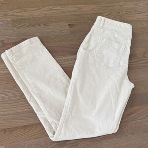 Brooks Brothers Winter White Corduroy pants size 6